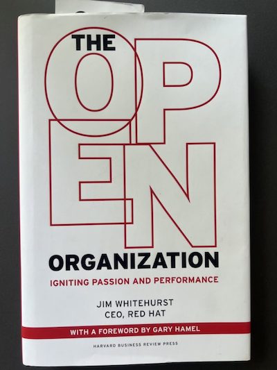 Book "The Open Organization" by Jim Whitehurst